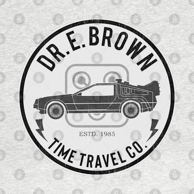 Back to the Future Dr. E. Brown Distressed by EdSan Designs